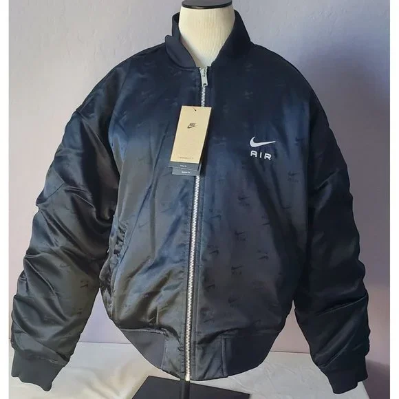 ★NIKE NSW NIKE AIR BOMBER JACKET★ Nike Sportswear Air Bomber Jacket Black Men's - SS24 - US